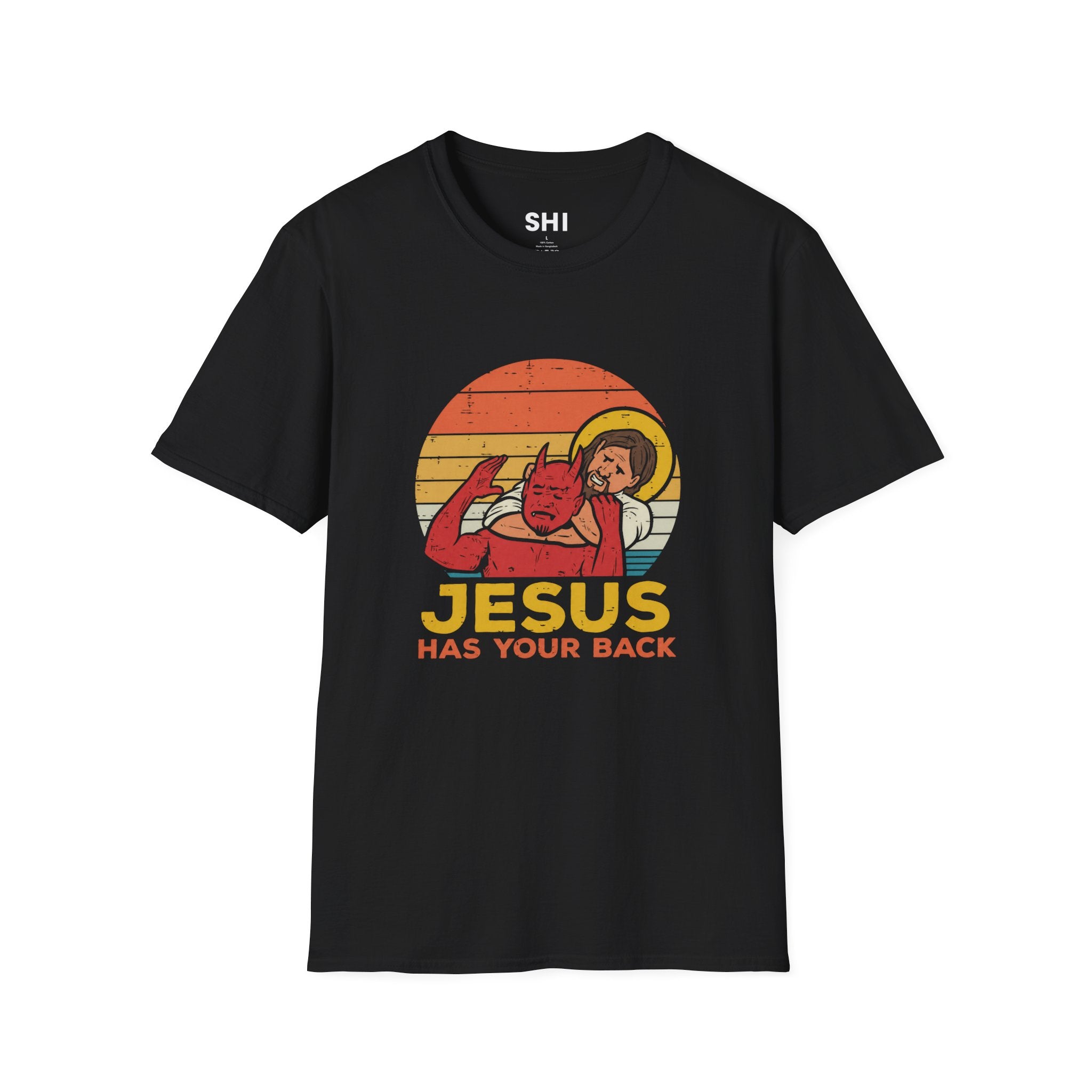 Jesus Has Your Back - Premium Graphic Tee