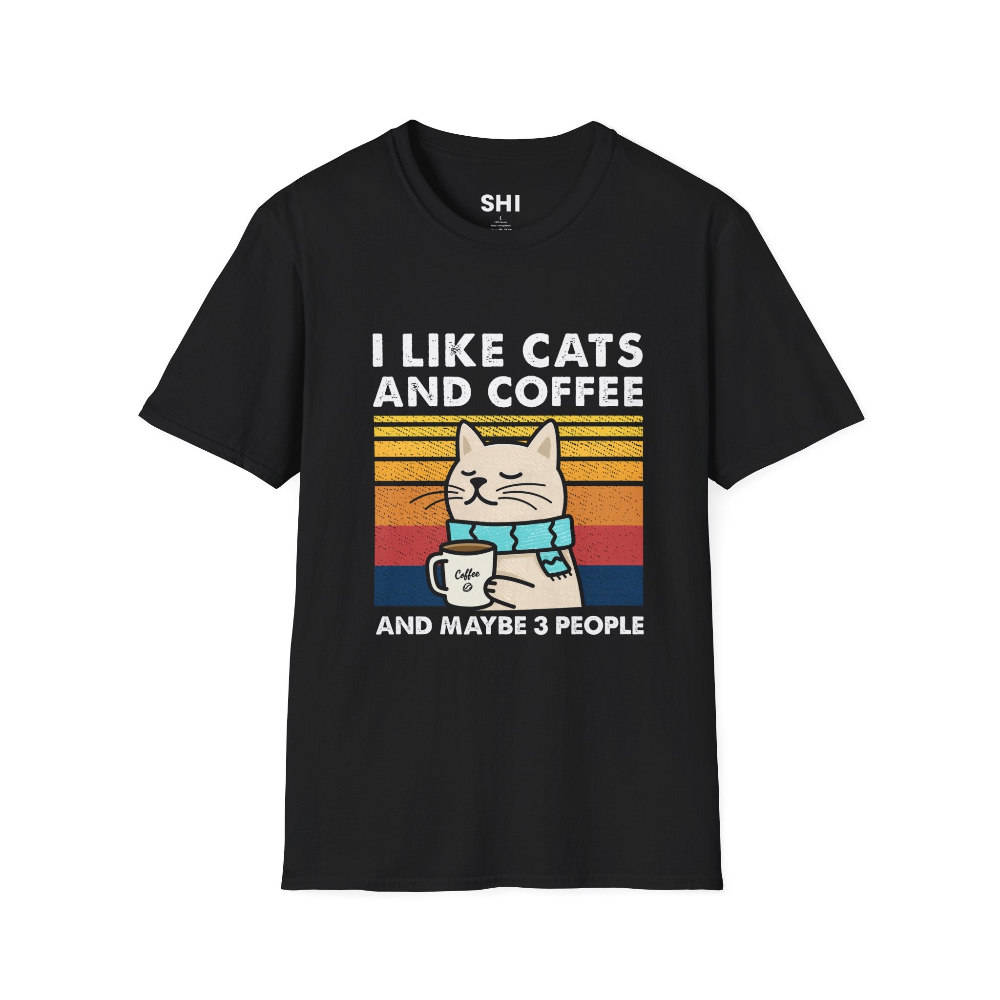I Like Cats and Coffee - Premium Graphic Tee