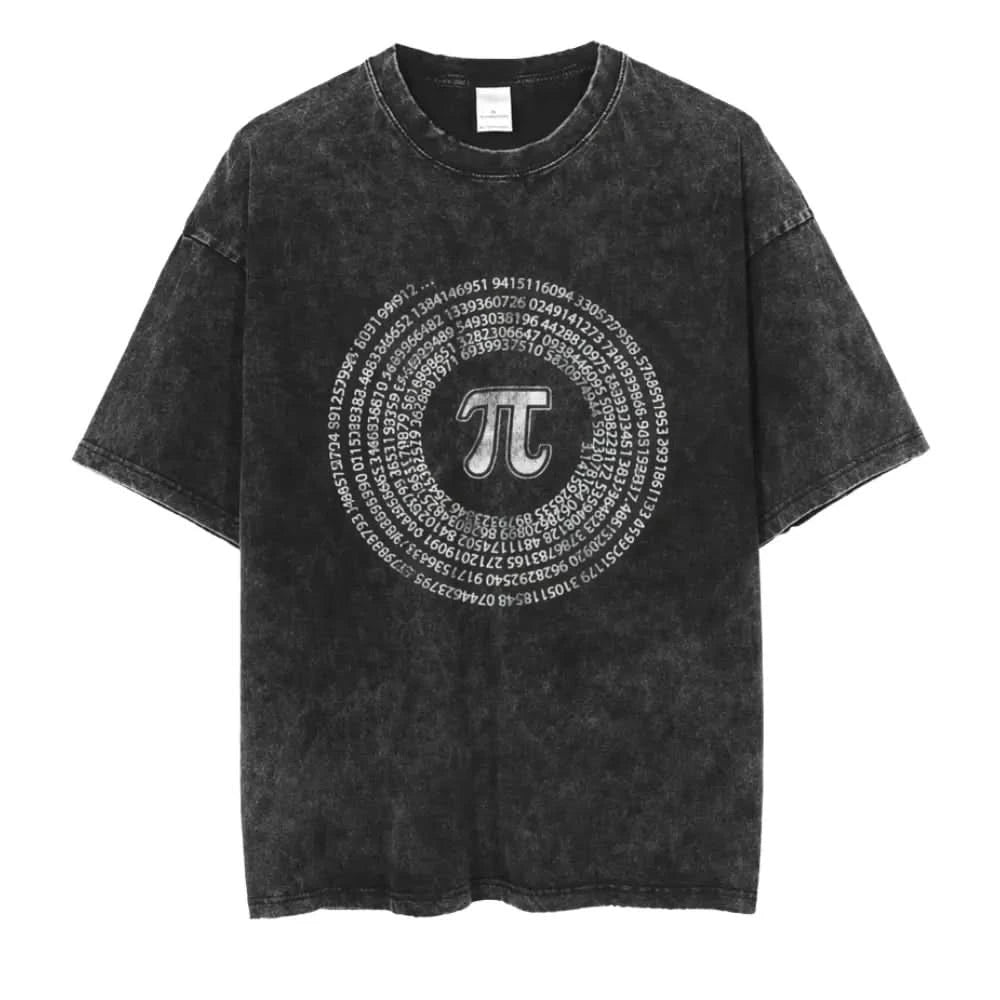 Infinite Tee - Oversized Black Vintage Acid Wash