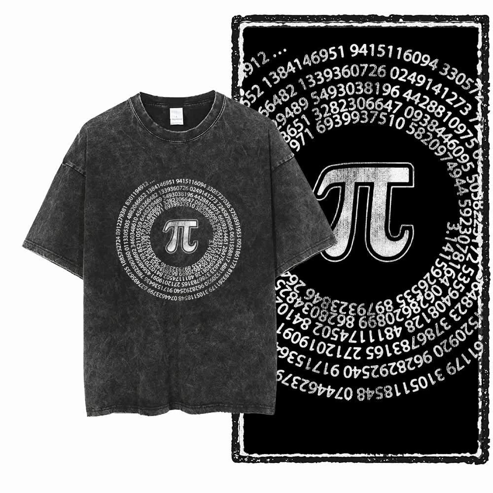 Infinite Tee - Oversized Black Vintage Acid Wash